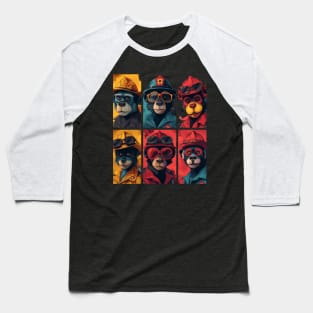 Banana Splits - Monkey Favourites Baseball T-Shirt